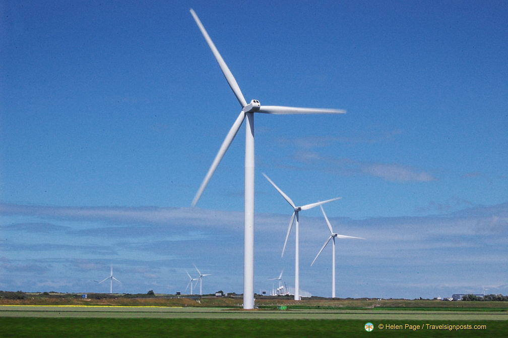 Wind turbines in Zeeland